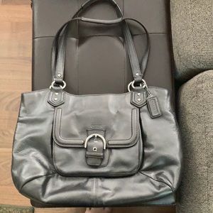 Coach leather handbag